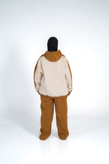 Arigato Set OverSize Hoodi WideLegs Pants Two Tone