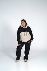 Arigato Set OverSize Hoodi WideLegs Pants Two Tone