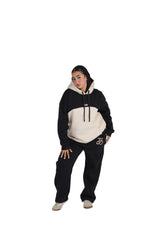 Arigato Set OverSize Hoodi WideLegs Pants Two Tone