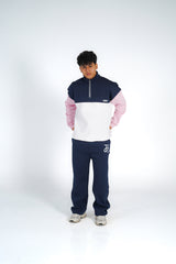 Arigato Set OverSize Multi Colors Half Zip WideLegs Pants