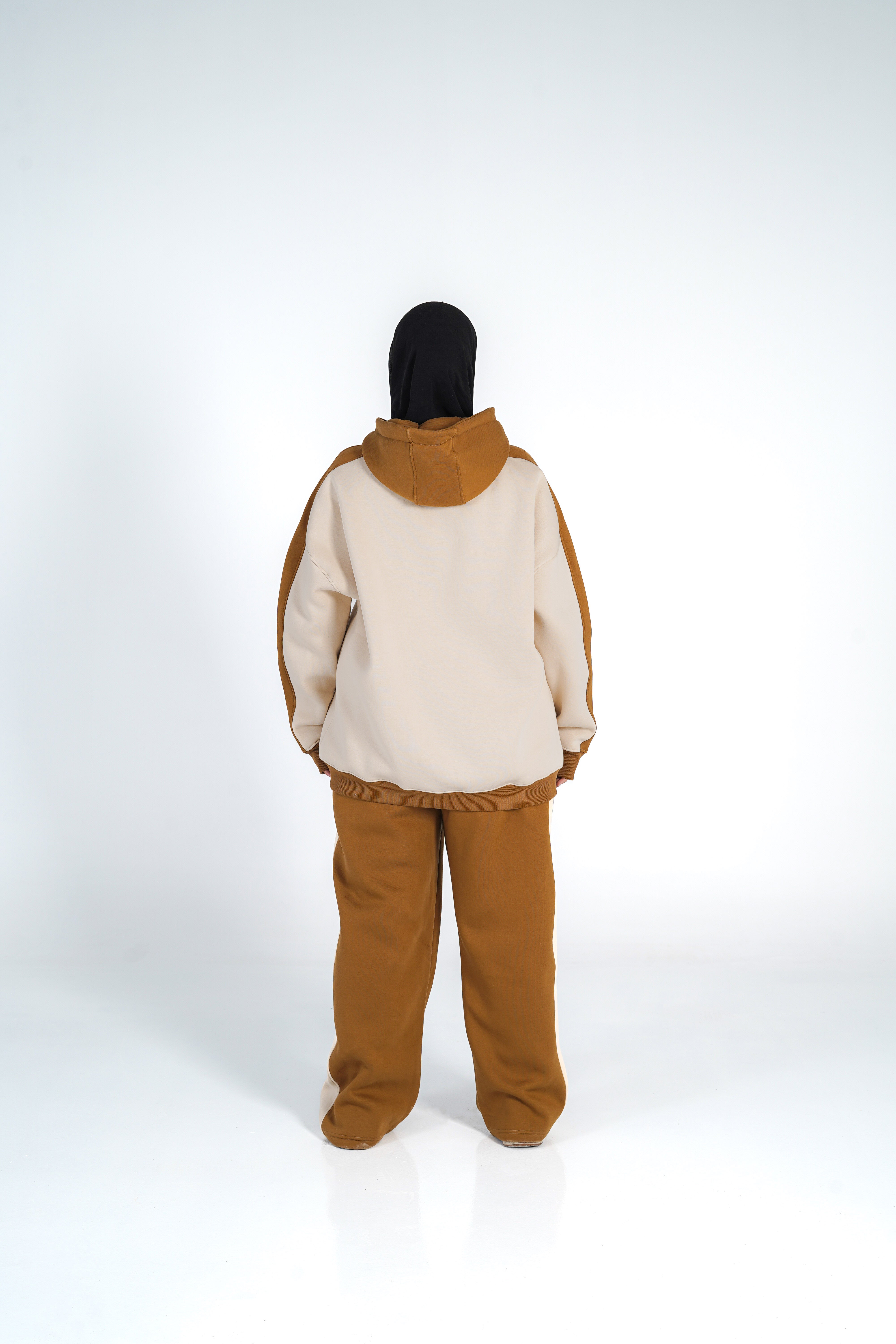 Arigato Set OverSize Hoodi WideLegs Pants Two Tone