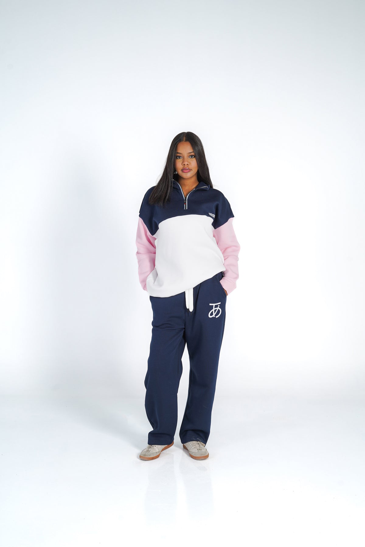 Arigato Set OverSize Multi Colors Half Zip WideLegs Pants