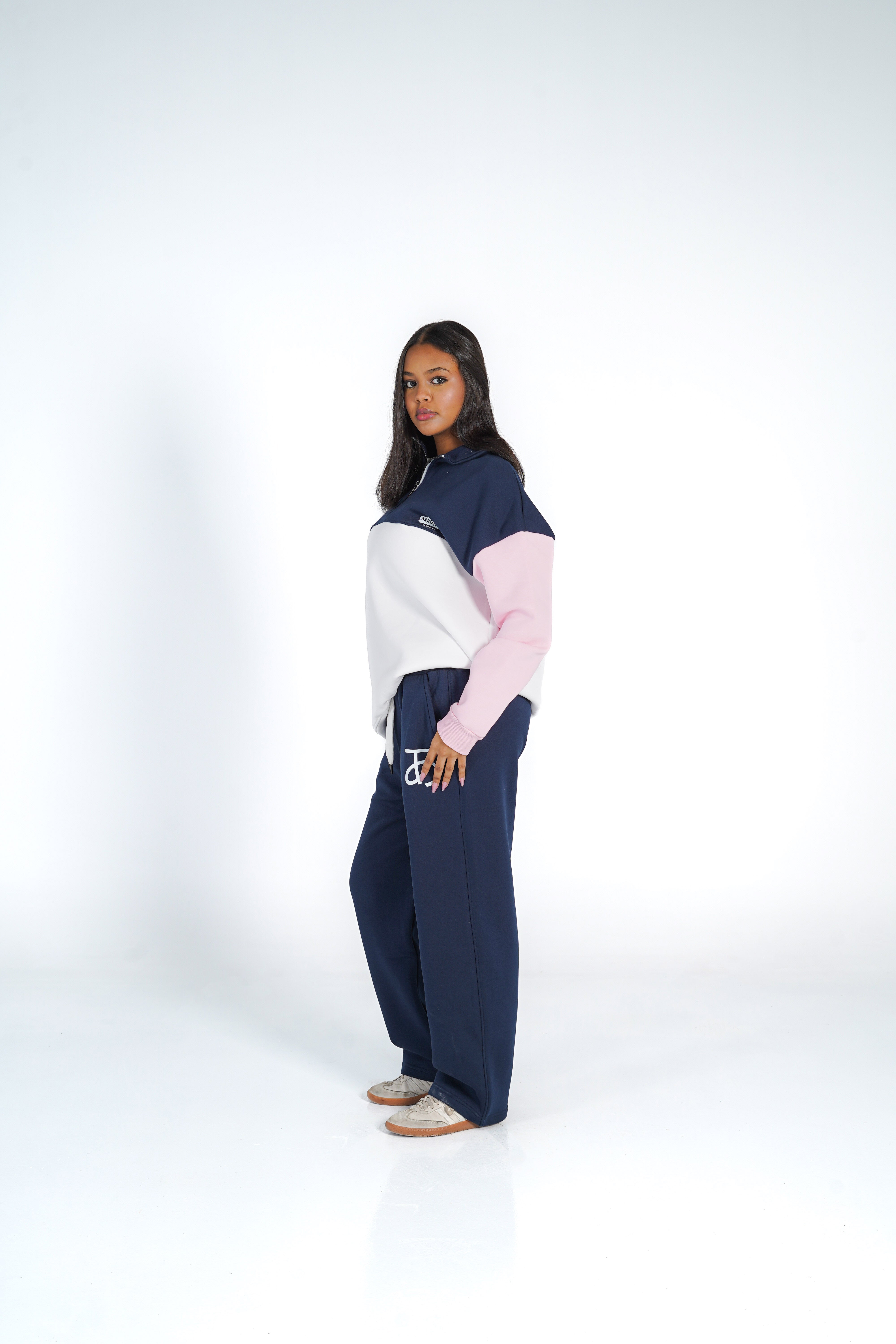 Arigato Set OverSize Multi Colors Half Zip WideLegs Pants