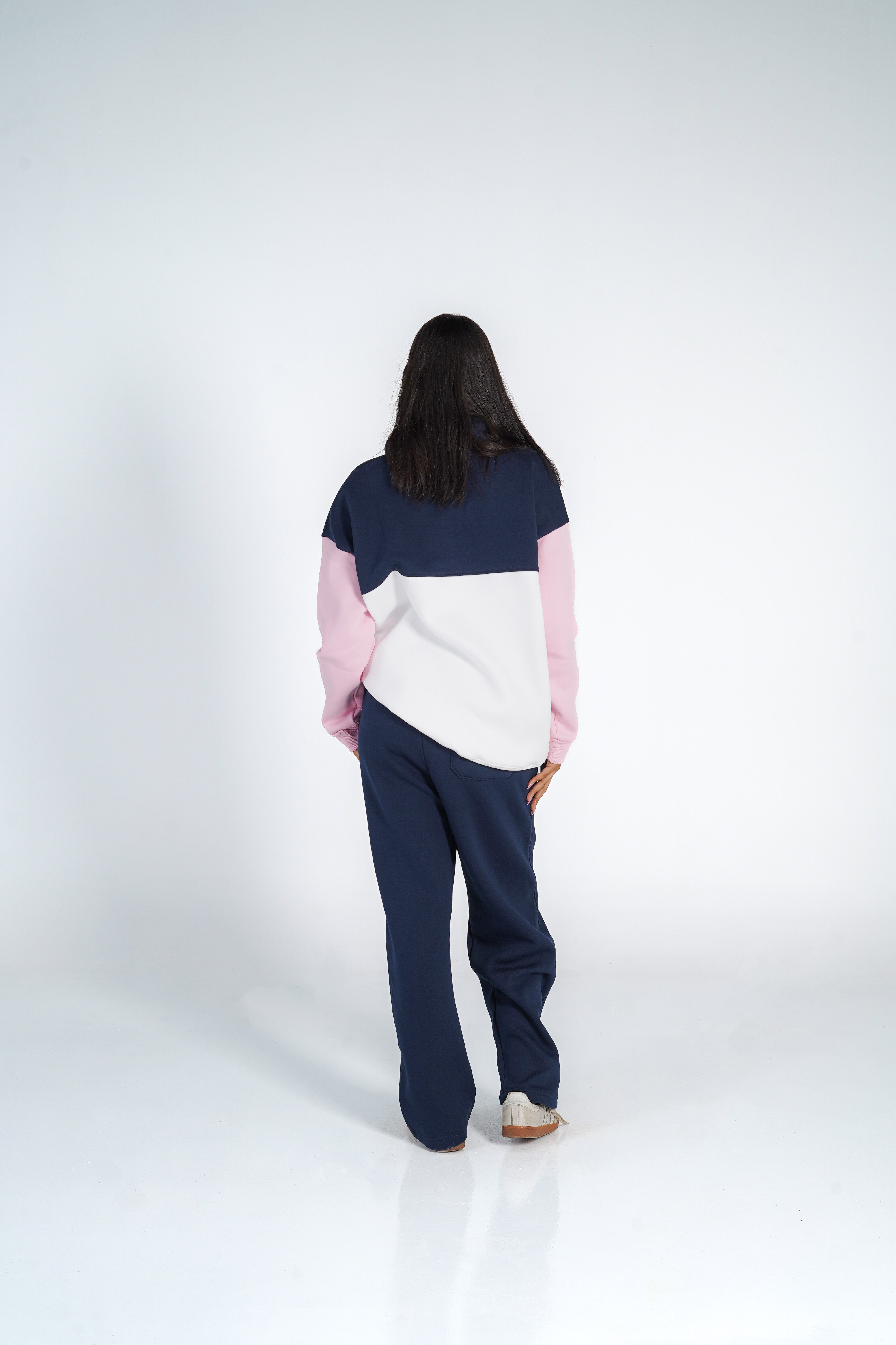 Arigato Set OverSize Multi Colors Half Zip WideLegs Pants