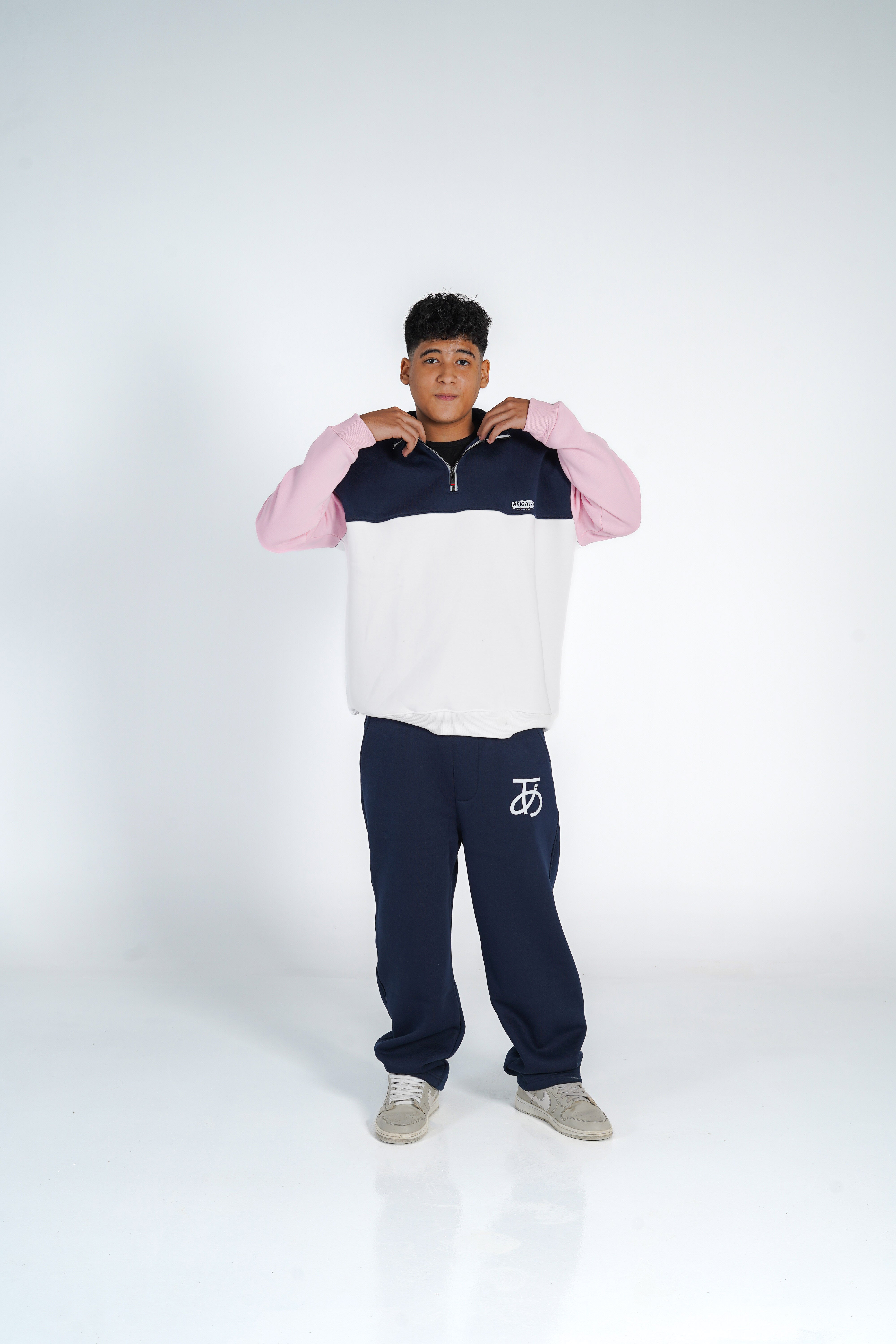 Arigato Set OverSize Multi Colors Half Zip WideLegs Pants