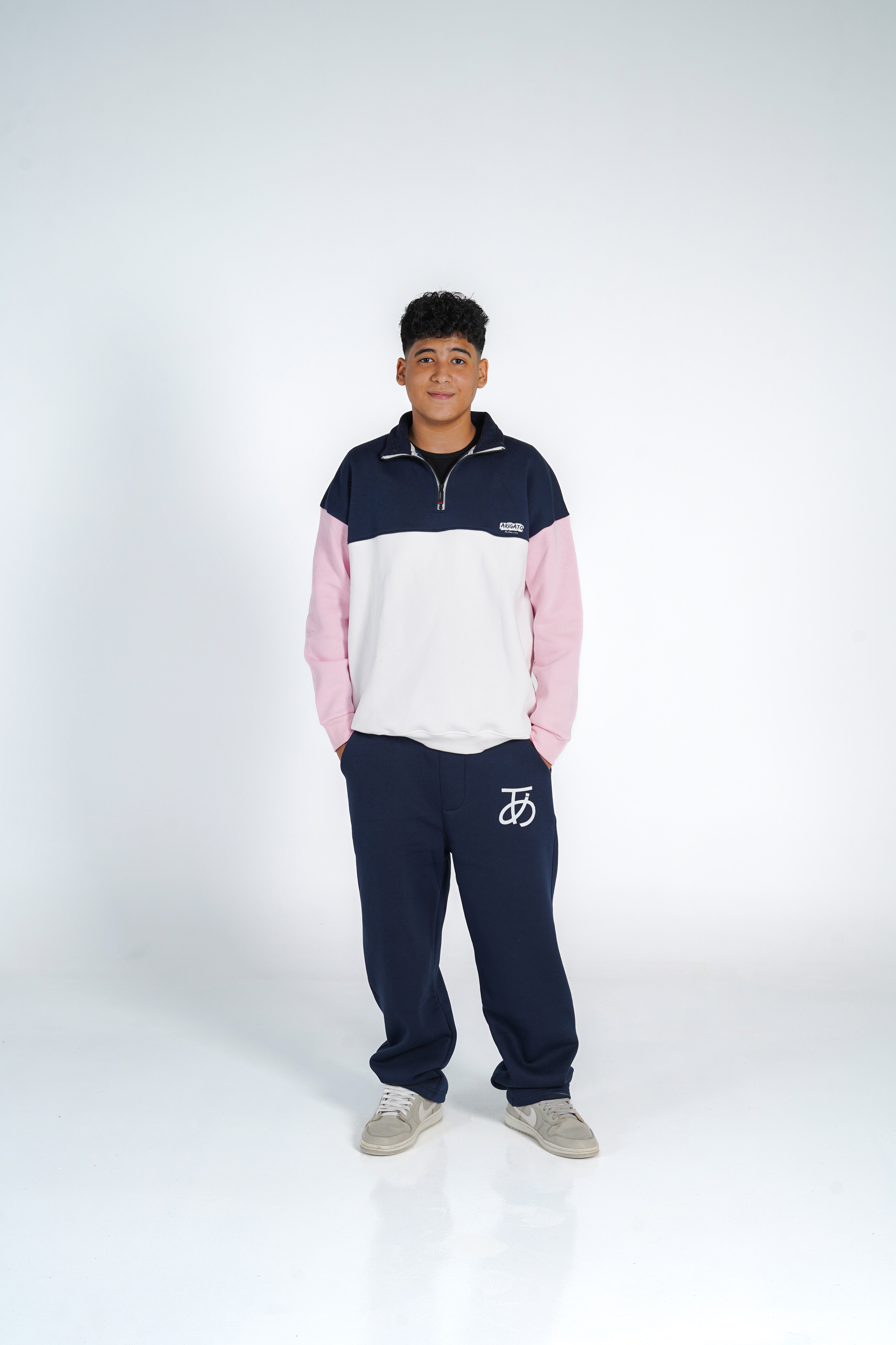 Arigato Set OverSize Multi Colors Half Zip WideLegs Pants