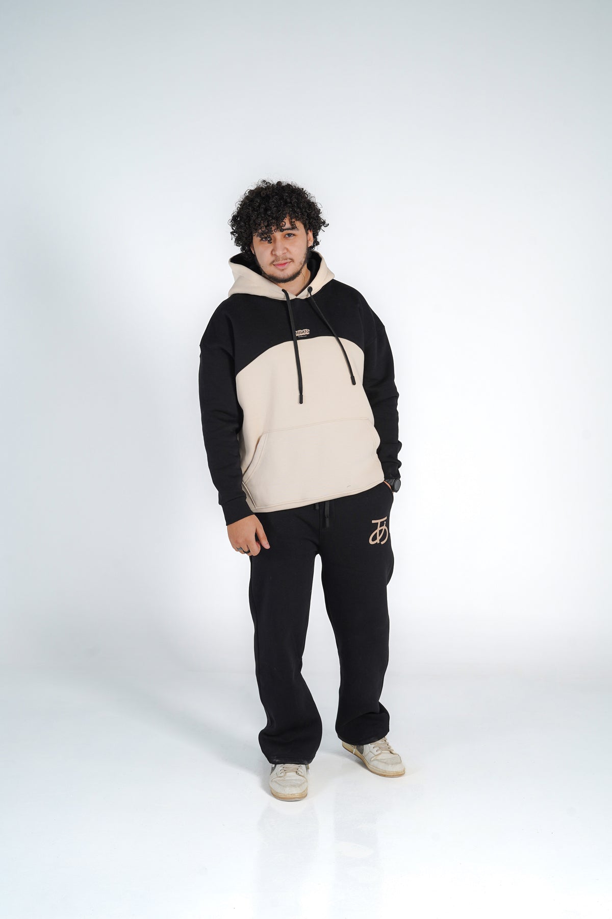 Arigato Set OverSize Hoodi WideLegs Pants Two Tone