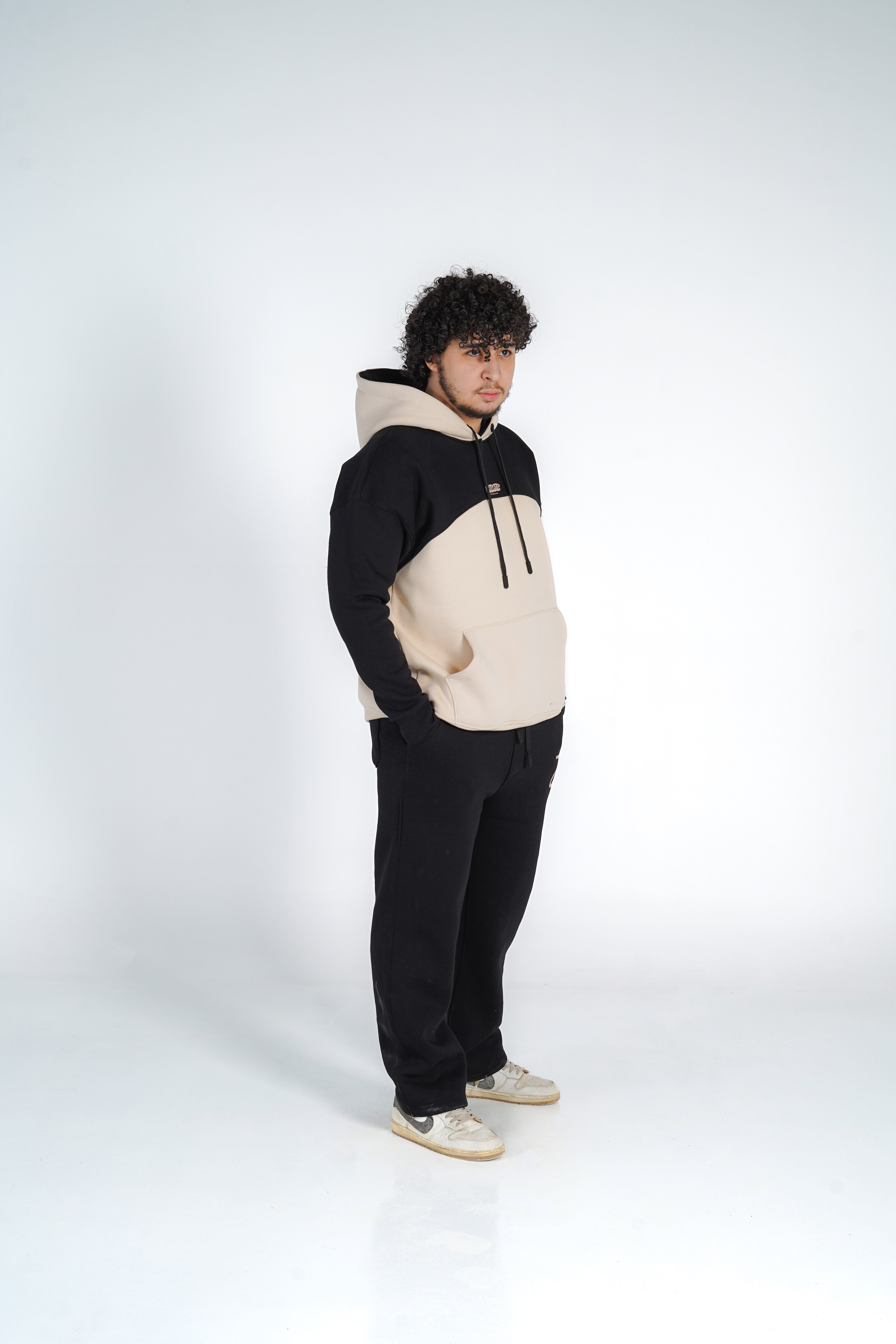 Arigato Set OverSize Hoodi WideLegs Pants Two Tone