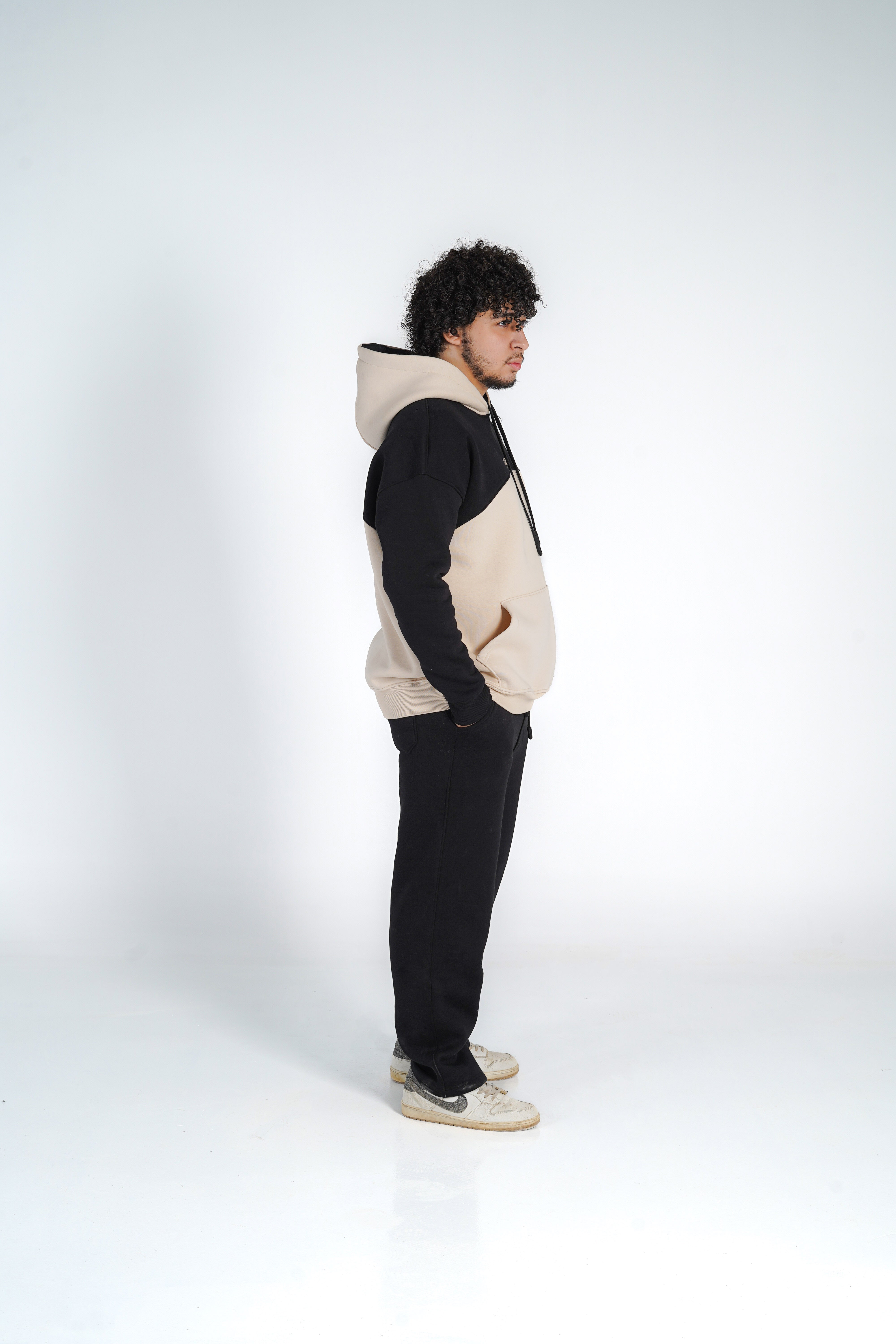 Arigato Set OverSize Hoodi WideLegs Pants Two Tone